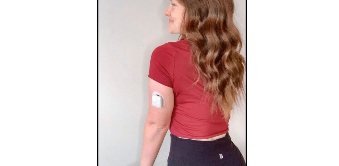 Blog Life Before Diabetes Image- Girl standing with Omnipod POD on