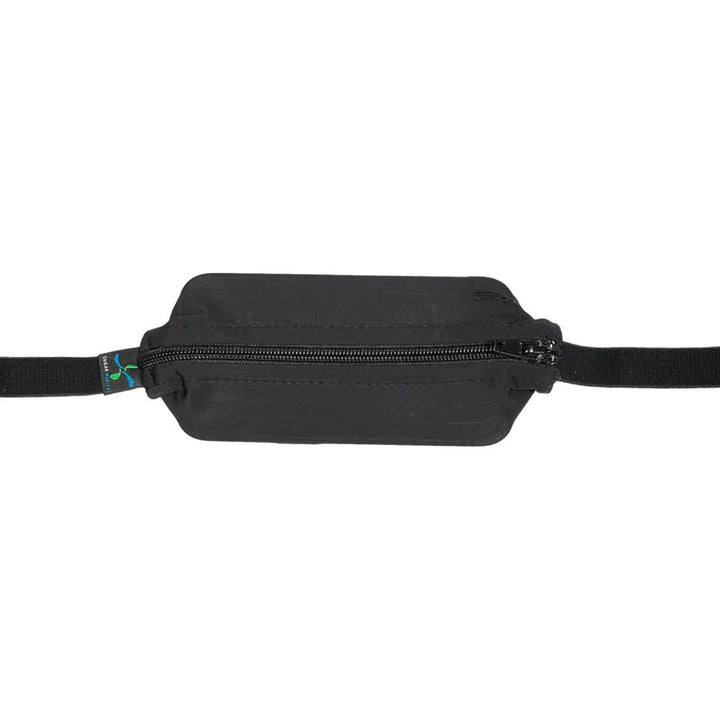 Kids black with black zipper SPI belt closed with Omnipod 5 controller.