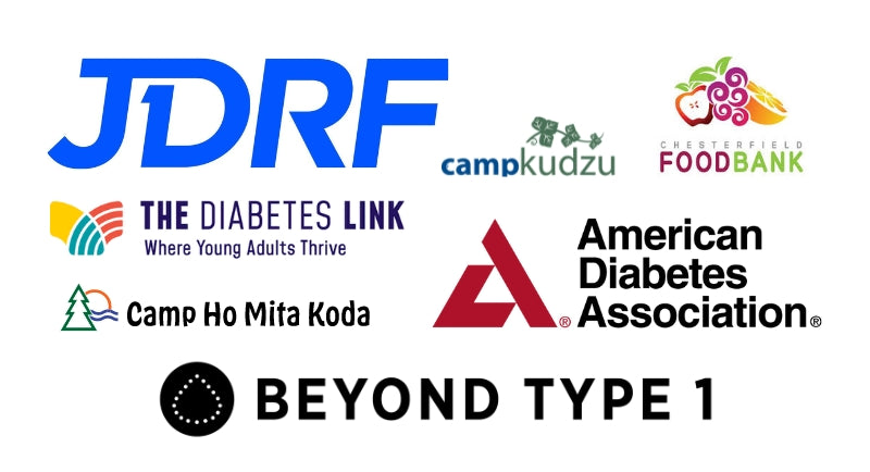 Sugar Medical gives back to the diabetes community by donating yearly to the JDRF, Beyond Type 1, and The Diabetes Link
