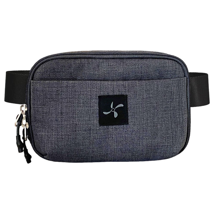 Sugar Medical Diabetes Insulated Convertible Belt Bag in grey.