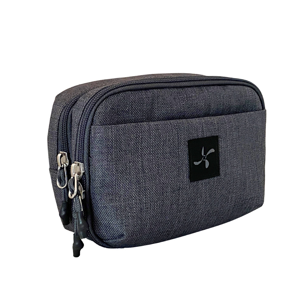 Sugar Medical Diabetes Insulated Convertible Bag in Grey side.