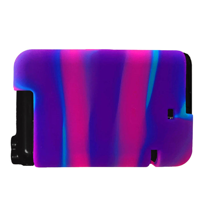 Pink, purple and blue tie-dye silicone case offers full coverage of the back of the Tandem Insulin pump giving it the added protection you need.