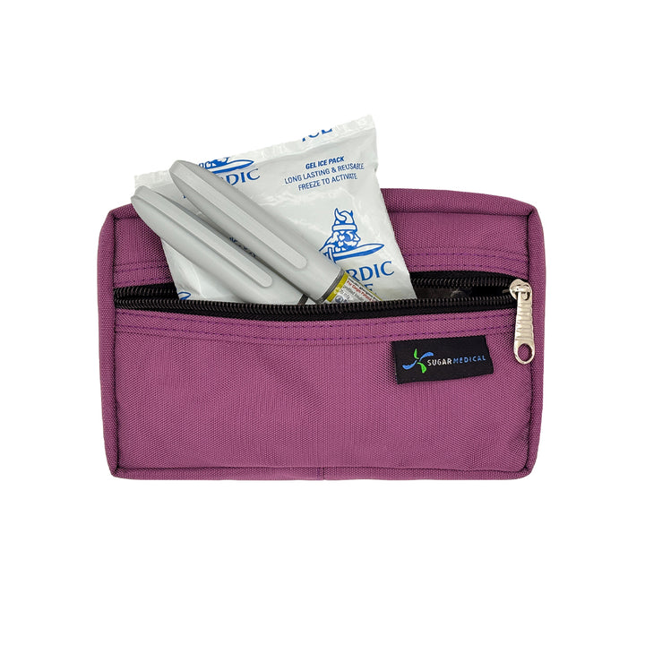 Orchid removable supply pouch that fits ice pack adn insulin pens.