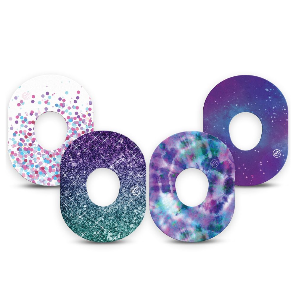 Expression Med Dexcom G7 and Stelo Tape- Purple Variety Pack