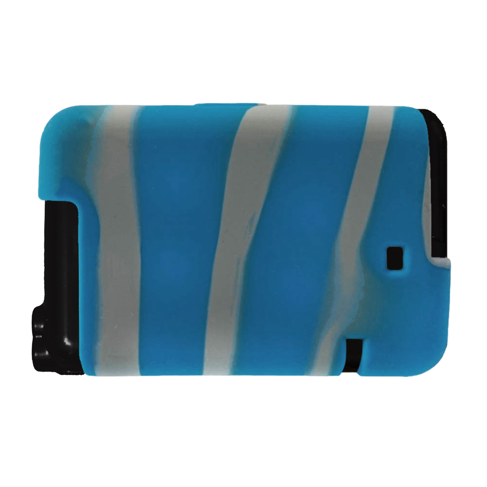 Blue and grey silicone case offers full coverage of the back of the Tandem Insulin pump giving it the added protection you need.