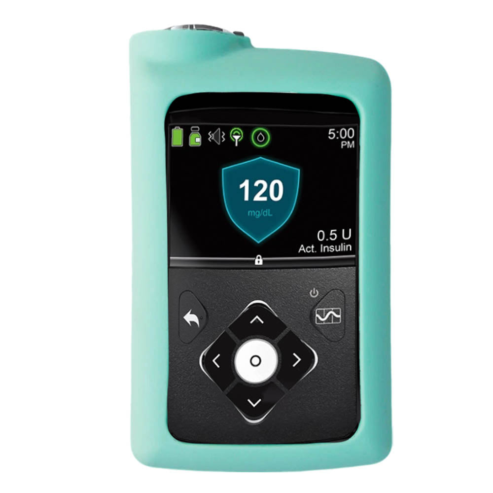 Ocean Medtronic Insulin Pump Gel Skin with Medtronic pump in it.