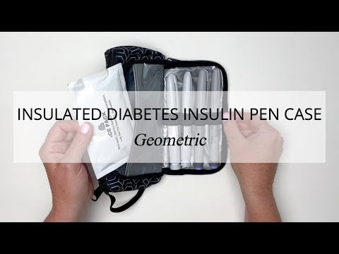 Insulated Diabetes Insulin Supply Case- Wild Pink