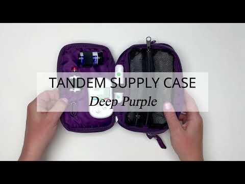 Video of the Tandem Supply Case set up with diabetic supplies.