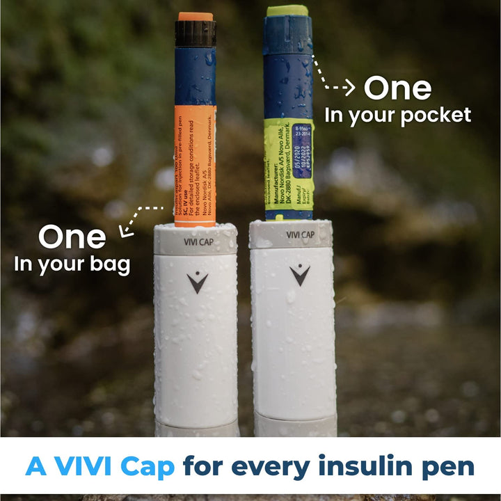 VIVI Cap: Insulin Cooler Pen Carrying Case