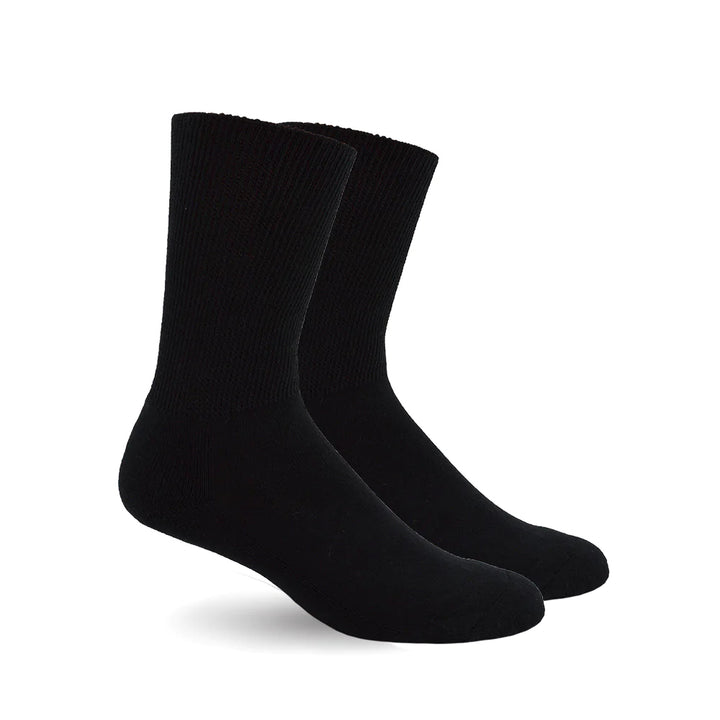A pair of Dr. Segal's Premium Diabetic Socks in Jet Black.