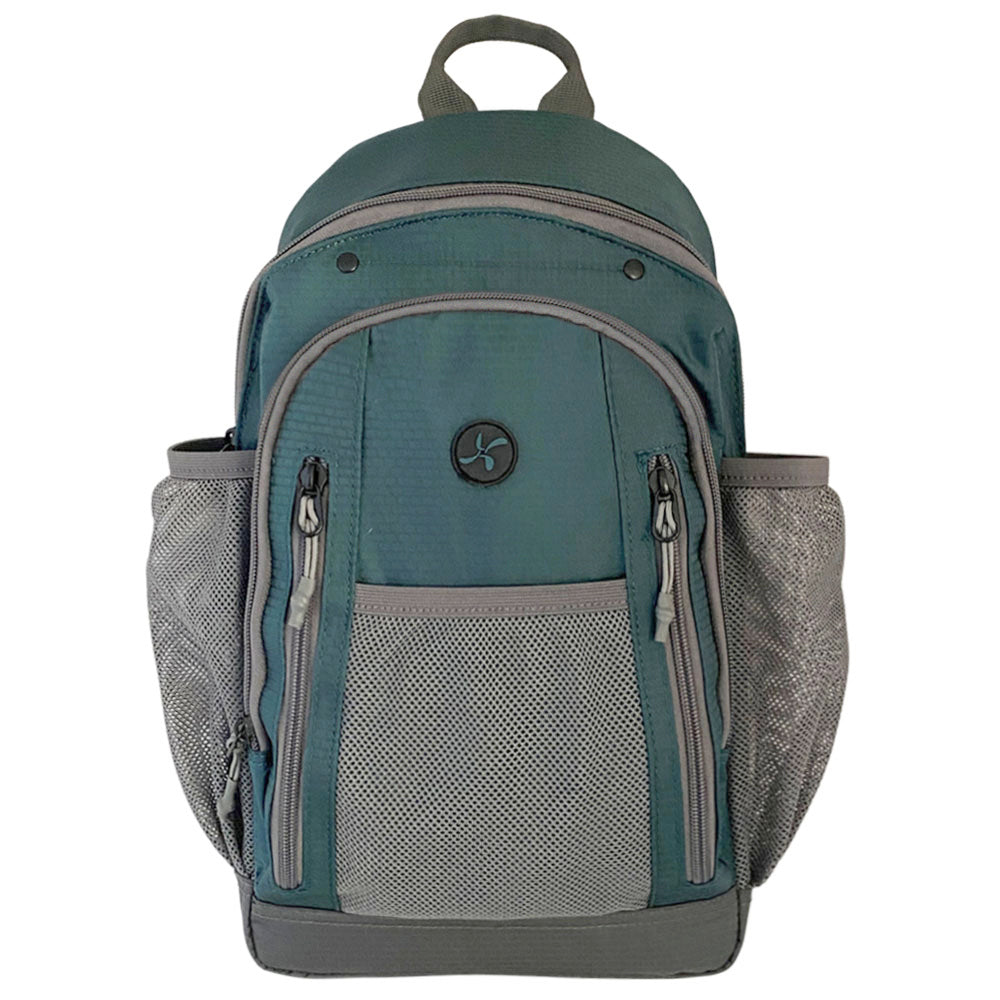 Sugar Medical Diabetes Insulated Sling Backpack in green insulated compact design with loops and pockets to organize your diabetic supplies.