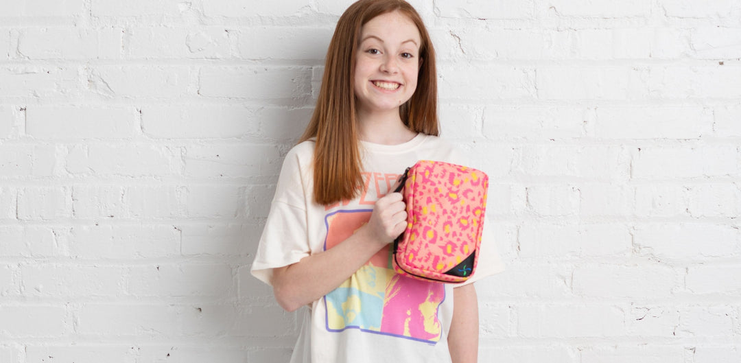 Diabetes Cases for Kids, insulated diabetes organizer wild pink 