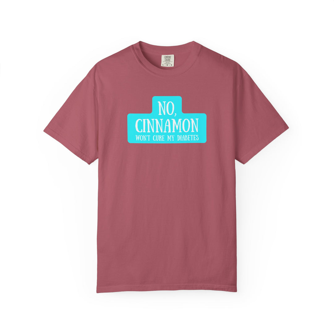 Unisex Garment-Dyed T-shirt- No, Cinnamon Won't Cure My Diabetes