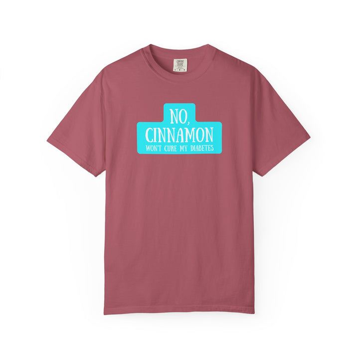 Unisex Garment-Dyed T-shirt- No, Cinnamon Won't Cure My Diabetes