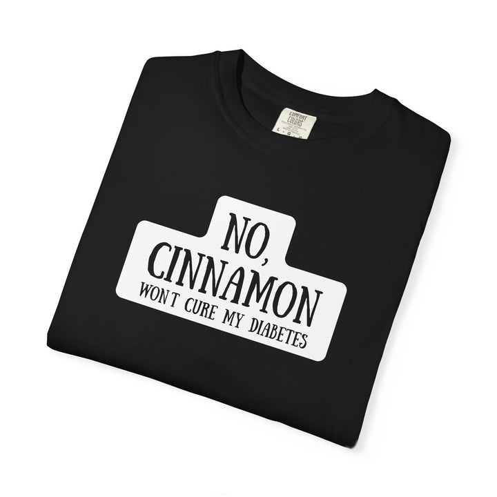 Unisex Garment-Dyed T-shirt- No, Cinnamon Won't Cure My Diabetes