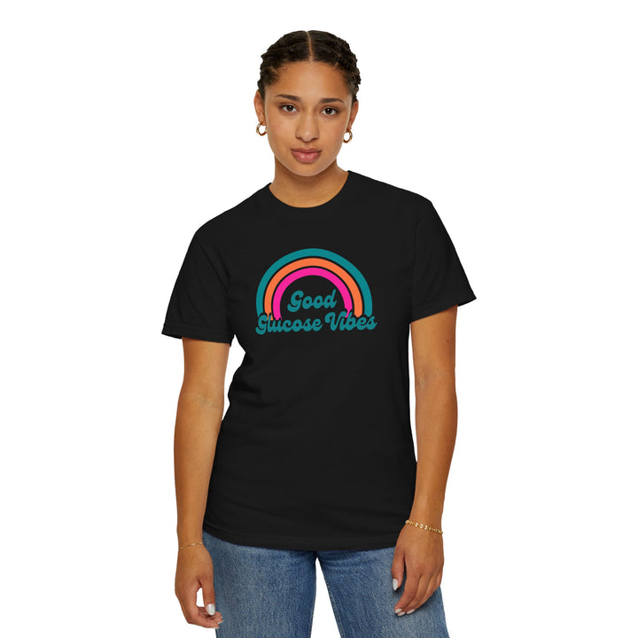 Unisex Garment-Dyed T-shirt- Good Glucose Vibes