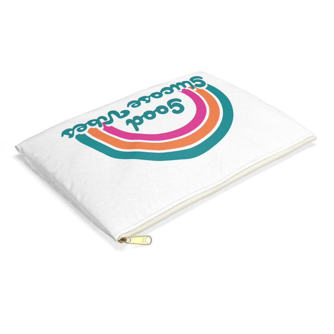 Good Glucose Vibes Diabetes Accessory Pouch- White