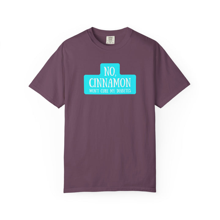Unisex Garment-Dyed T-shirt- No, Cinnamon Won't Cure My Diabetes