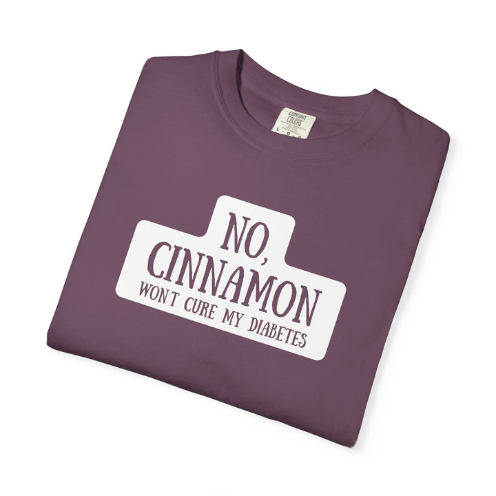 Unisex Garment-Dyed T-shirt- No, Cinnamon Won't Cure My Diabetes