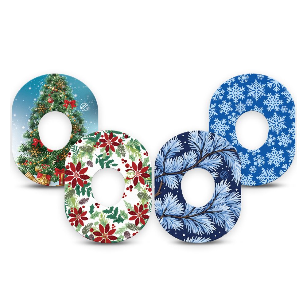 Expression Med Dexcom G7 and Stelo Tape- Christmas Wonderland Variety Pack