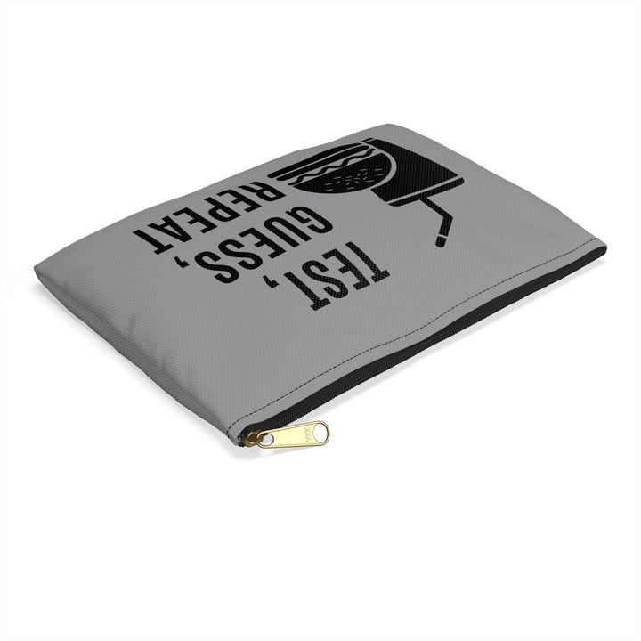 Test, Guess, Repeat Diabetes Accessory Pouch- Grey