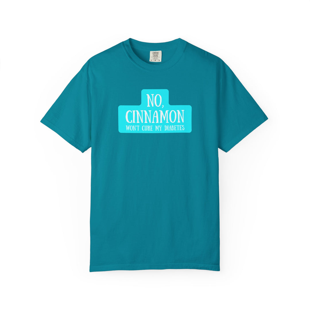 Unisex Garment-Dyed T-shirt- No, Cinnamon Won't Cure My Diabetes