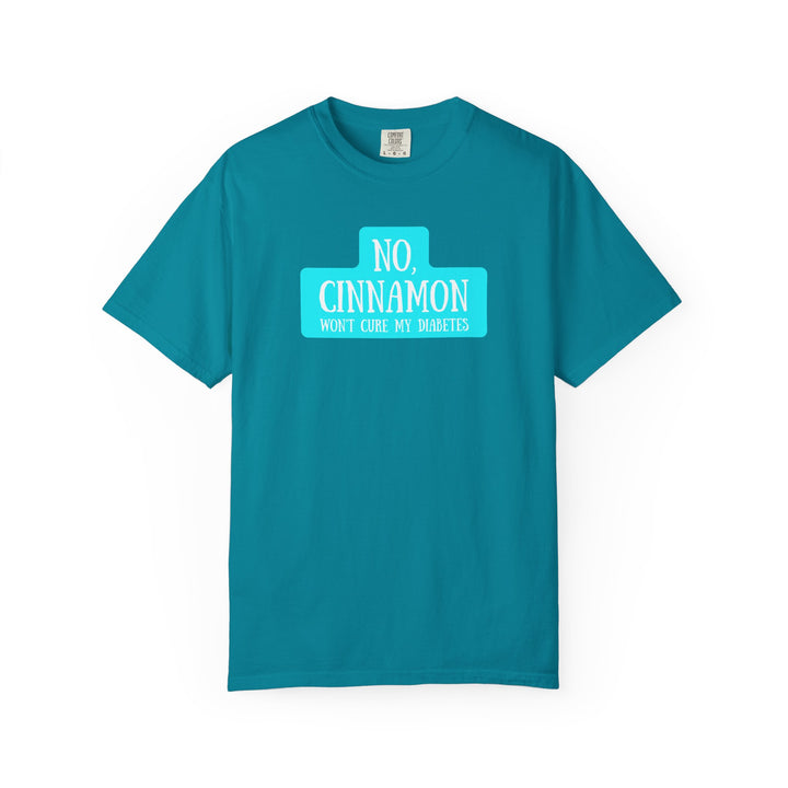 Unisex Garment-Dyed T-shirt- No, Cinnamon Won't Cure My Diabetes