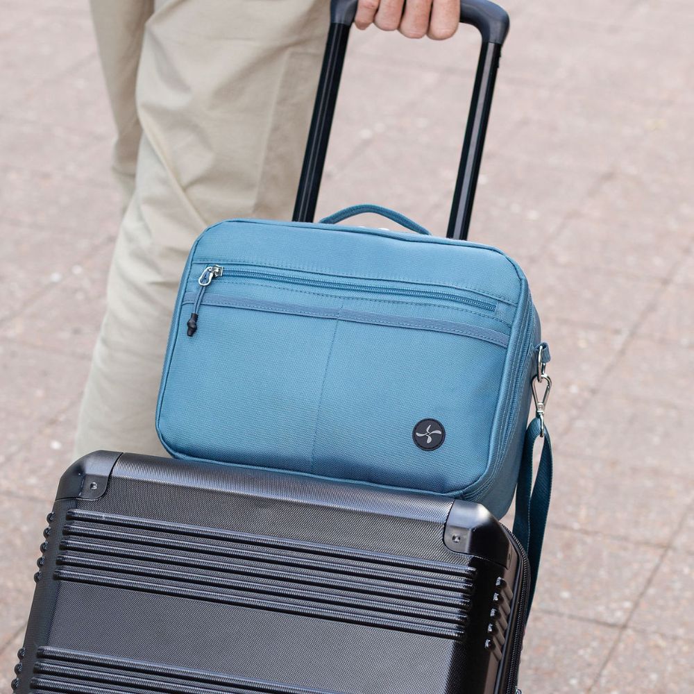 Diabetes Insulated Travel Bag- Steel Blue