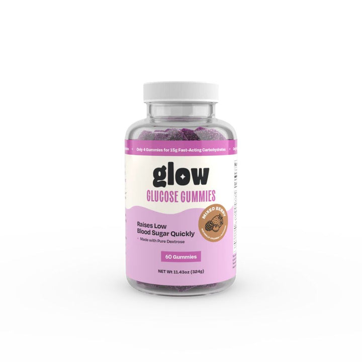 Glow Glucose 60-Count Bottle - Mixed Berry