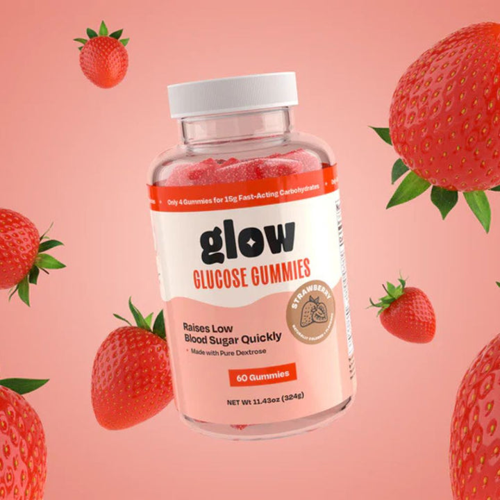 Glow Glucose 60-Count Bottle - Strawberry