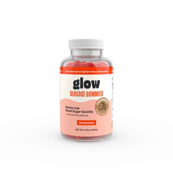 Glow Glucose 60-Count Bottle - Strawberry