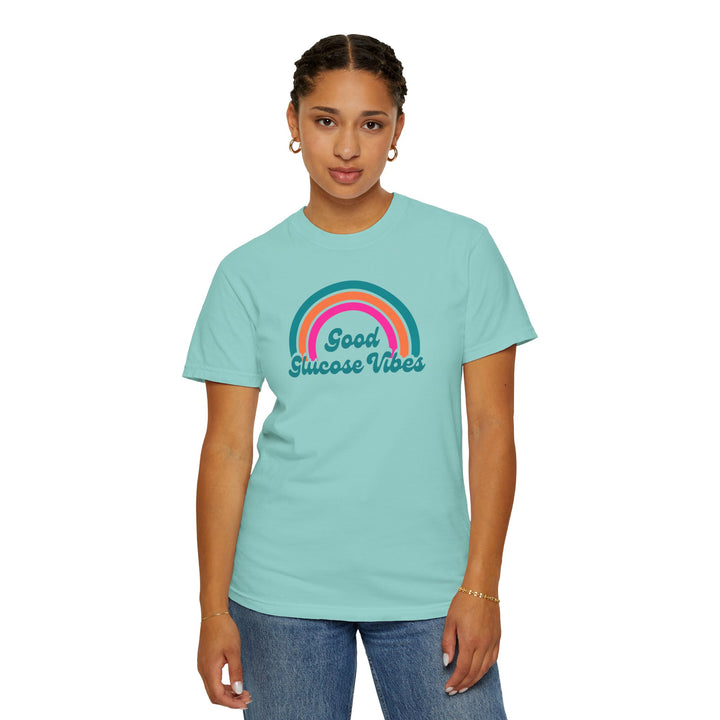 Unisex Garment-Dyed T-shirt- Good Glucose Vibes