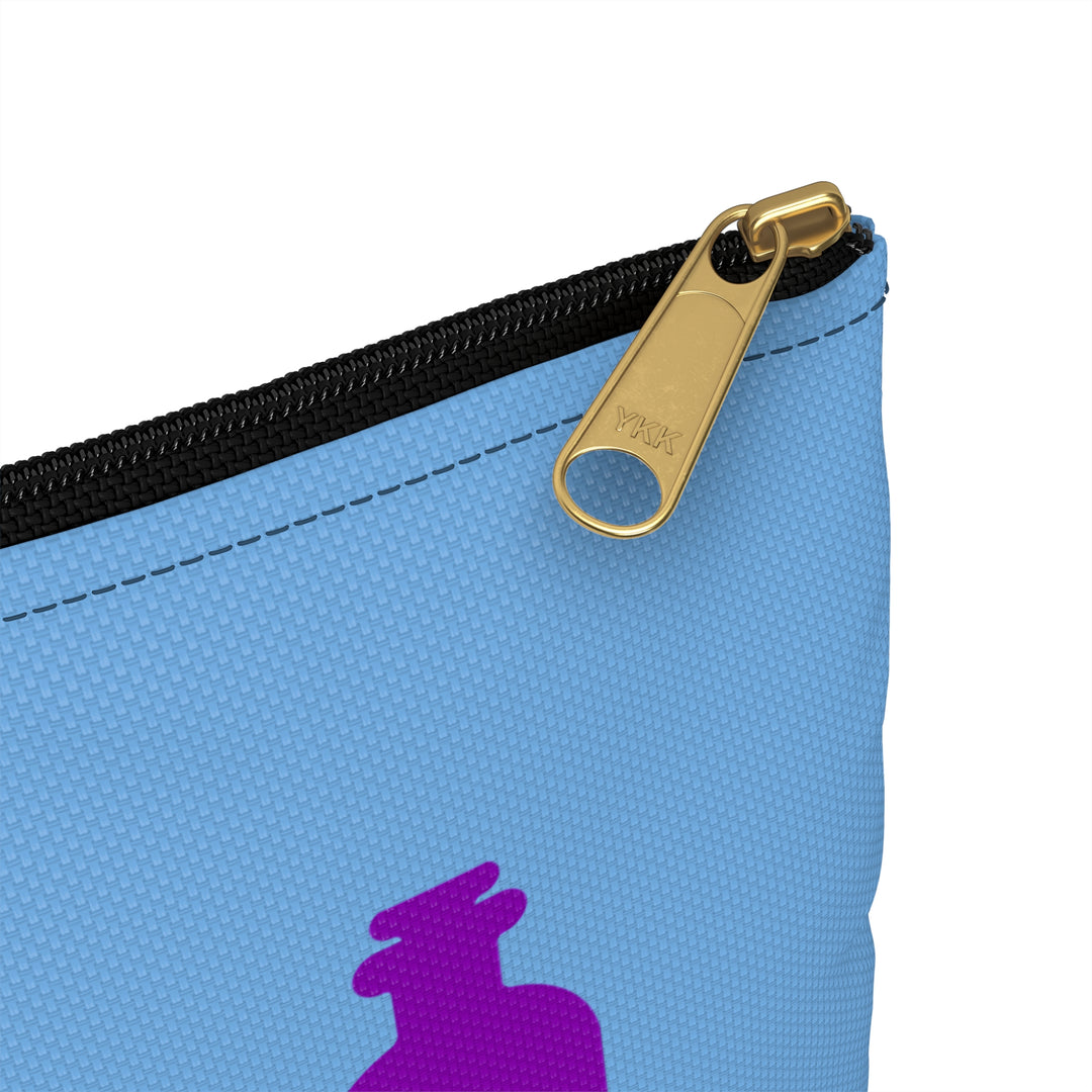 Peace, Love & Insulin Diabetes Accessory Pouch- Light Blue