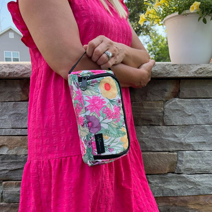 Insulated Diabetes Insulin Supply Case- Spring Flower