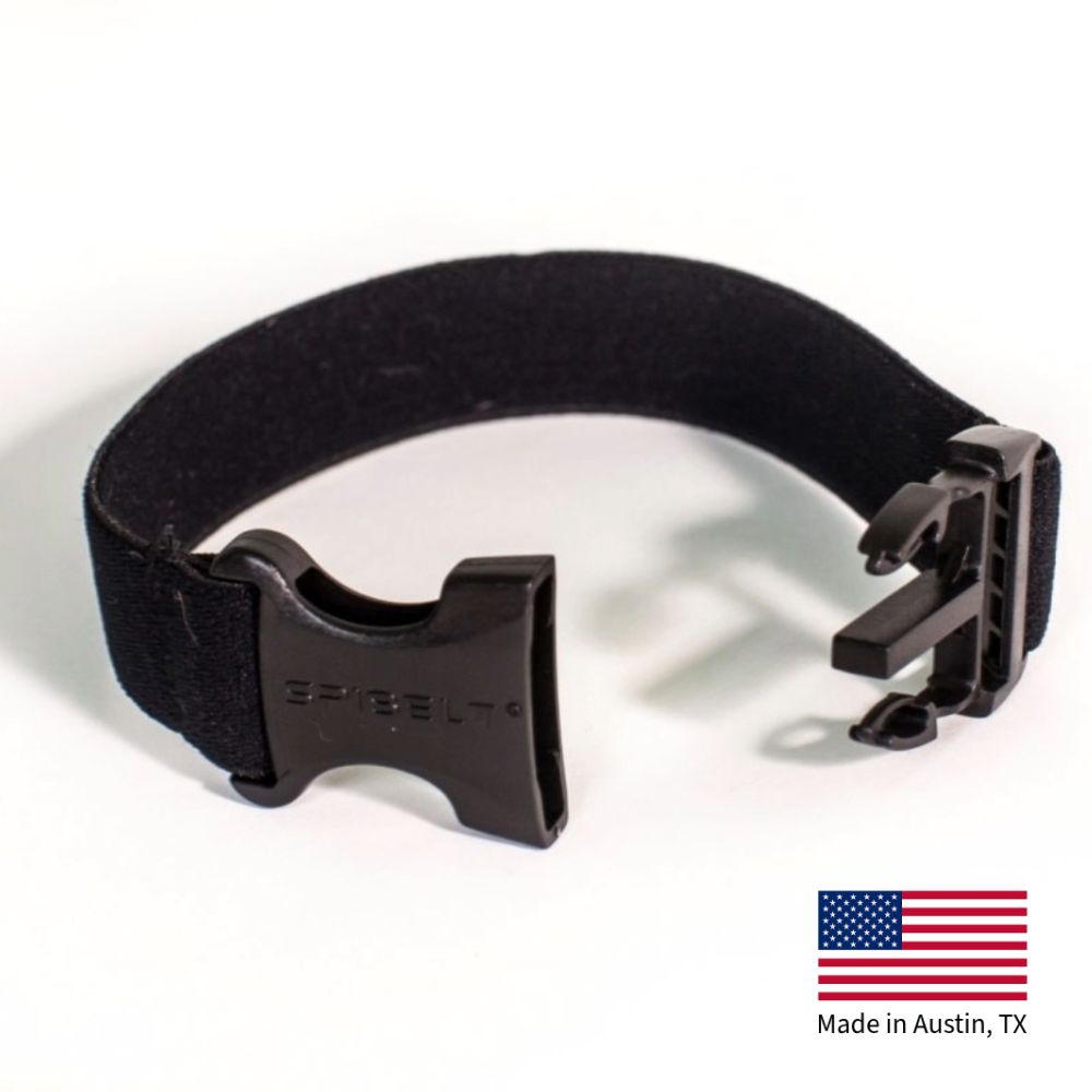 Black Belt product on a white background with an American flag and text indicating 'Made in Austin, TX'.