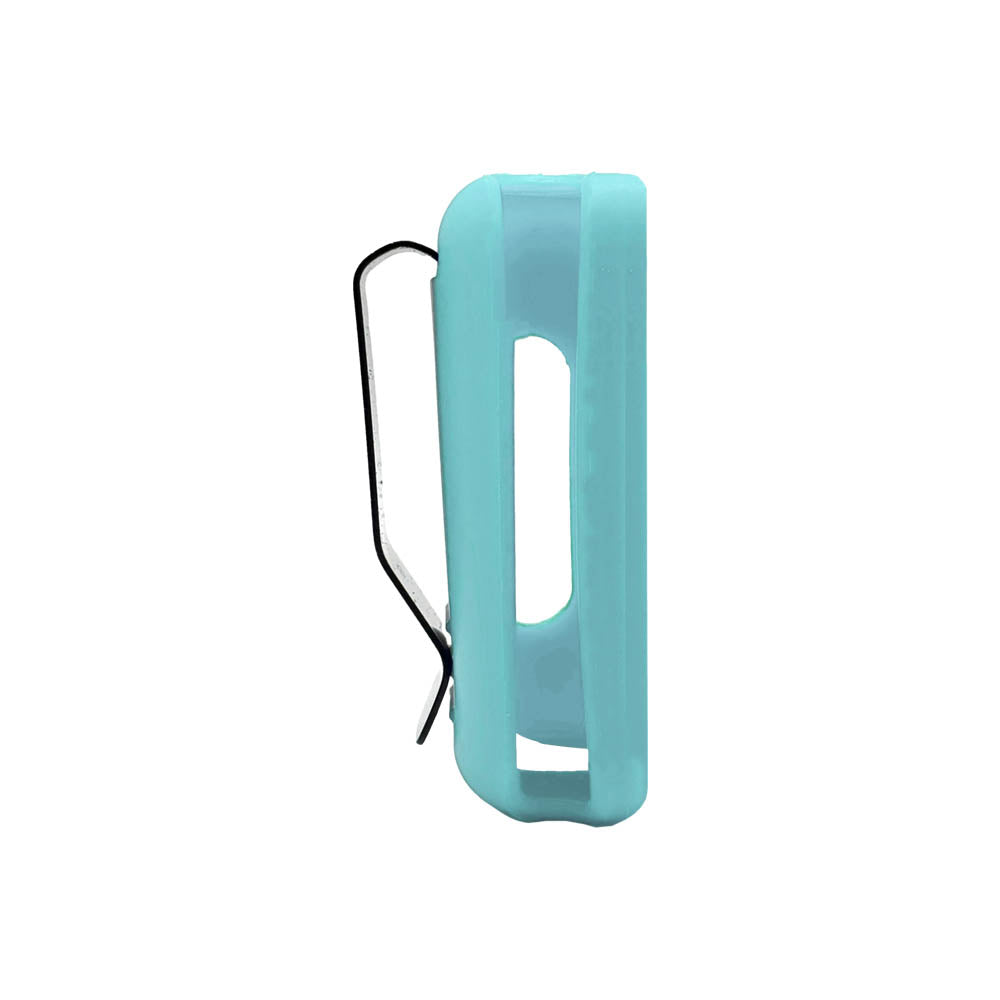 Aqua Tandem Mobi EZ-To-Charge Clip standing straight up. 