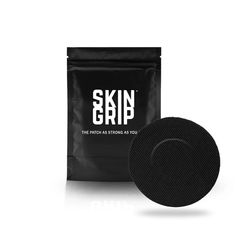 Front of Skin Grip Original Patches package for Dexcom G7 – features clean, minimal black design with product name, compatible device label, and quantity clearly displayed.