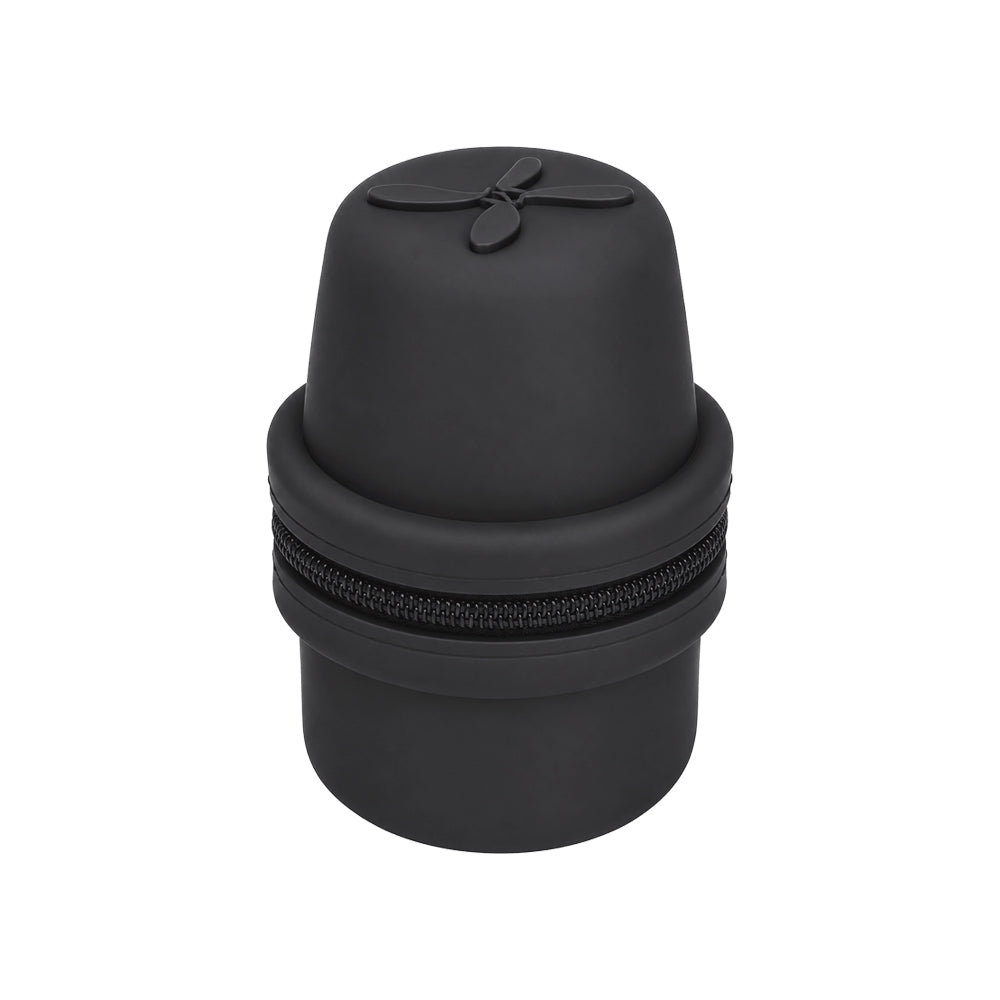 Black Libre 3 Travel Protective case with a zipper on a white background