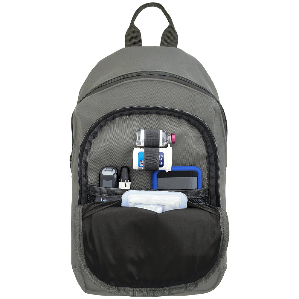 dylan rain bag Diabetes Roam Insulated Sling Backpack- Dylan