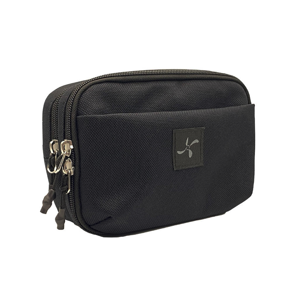 Diabetes Insulated Convertible Belt Bag in Black side image. 