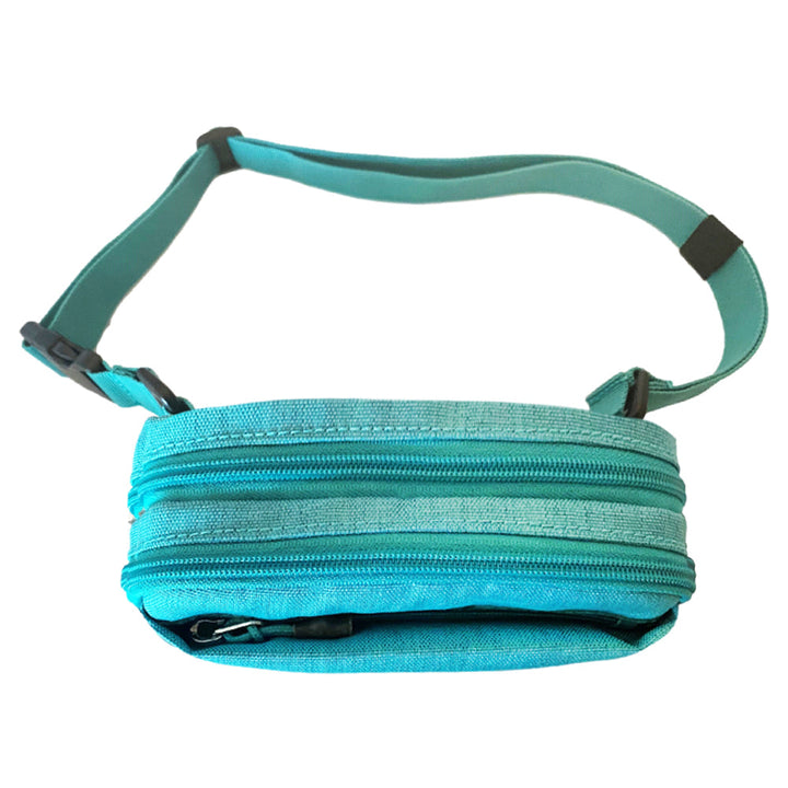 Diabetes Insulated Convertible Belt Turquoise strap to wear around your waist or crossbody. 