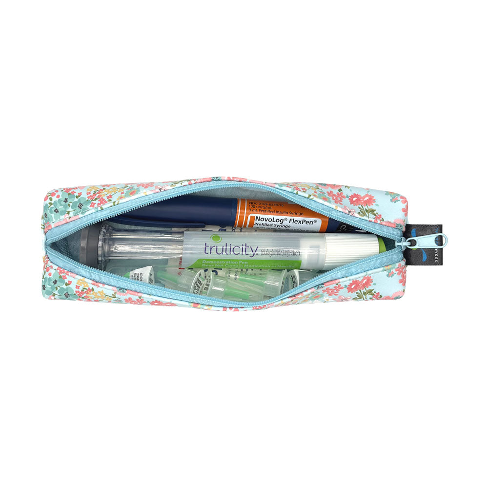 MedMate GLP-1 / Insulin Pen Case – Isla Floral