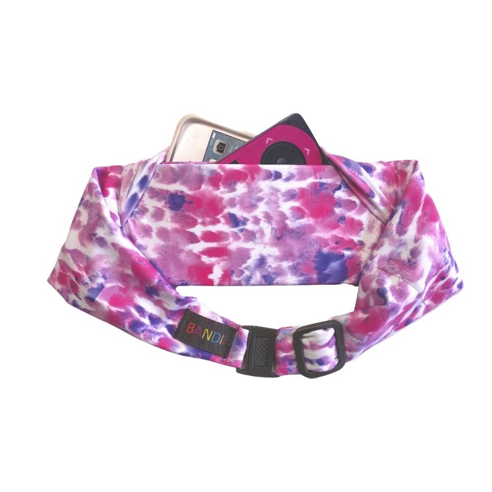 Cotton Candy Bandi Wear Pocket Belt designed for comfort and practicality, perfect for carrying essentials securely and hands-free with phone in it. 
