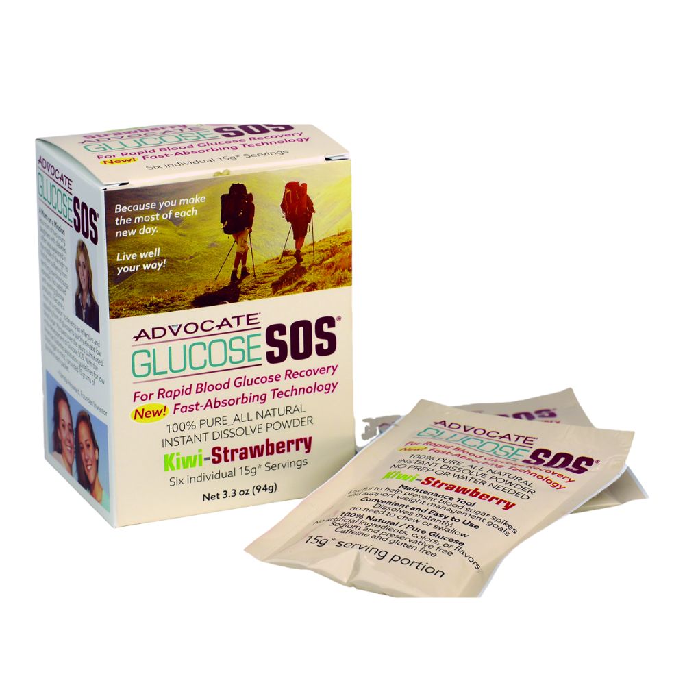 Glucose SOS Packets- Kiwi Strawberry