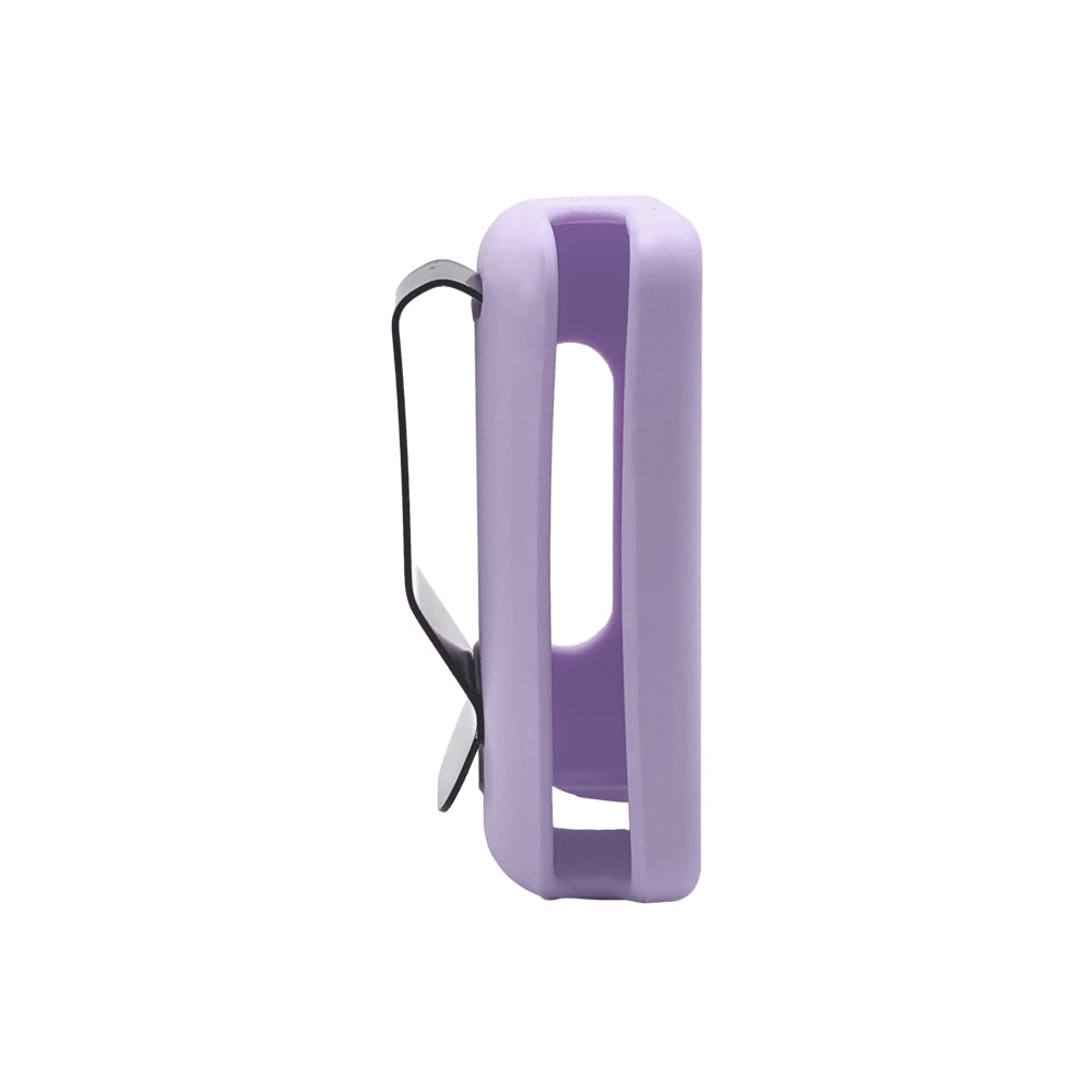 Lavender Tandem Mobi EZ-To-Charge Clip standing straight up. 