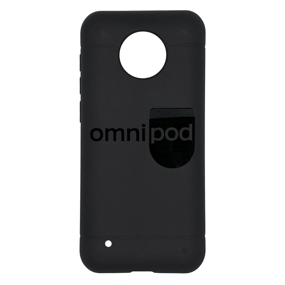 Black Omnipod® 5 Case with camera cutout. 