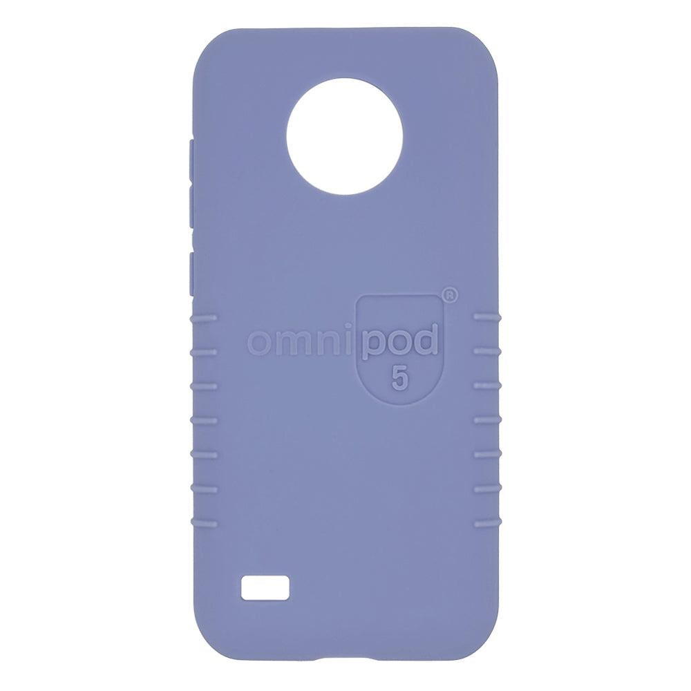 Periwinkle Omnipod® 5 Case with camera cutout.