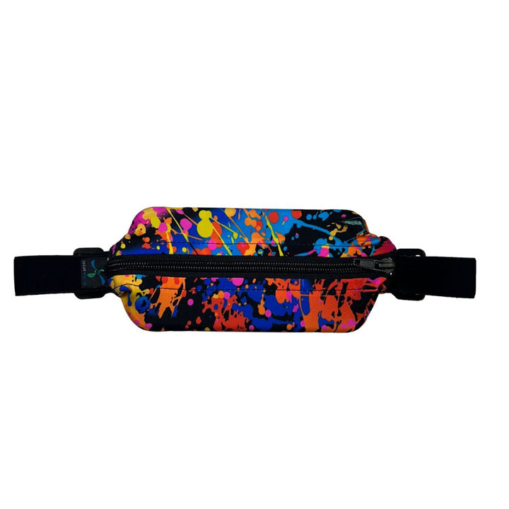 Kids steel blue with black zipper SPI belt