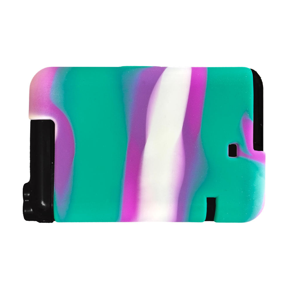 Purple, green and white silicone case offers full coverage of the back of the Tandem Insulin pump giving it the added protection you need.