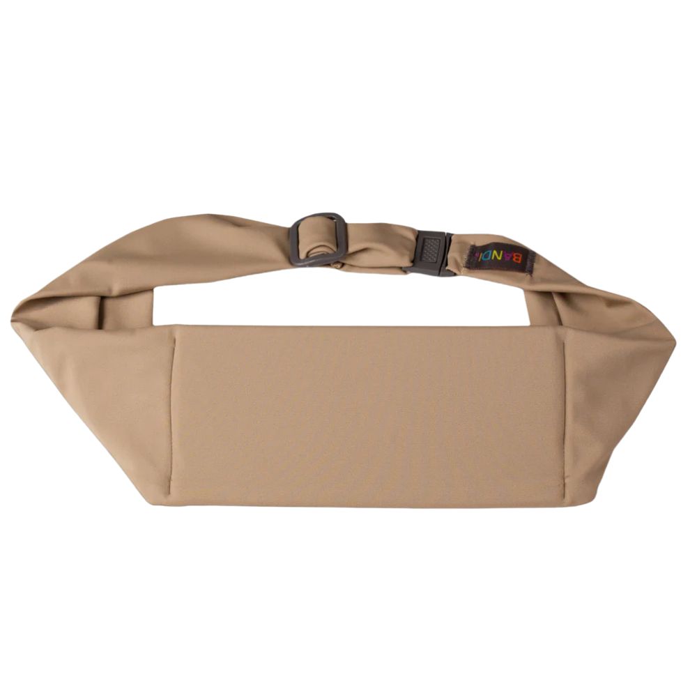 Taupe Bandi Wear Pocket Belt, designed for comfort and convenience, featuring a sleek and functional design for carrying essentials on the go